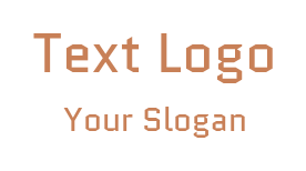 create a text logo modern edgy font