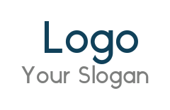 make a text logo modern and elegant style