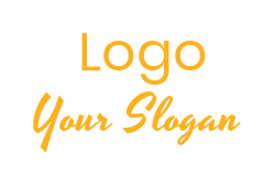 create a text logo modern elegant font