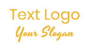 create a text logo modern elegant font