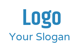 text logo online modern font with gradient