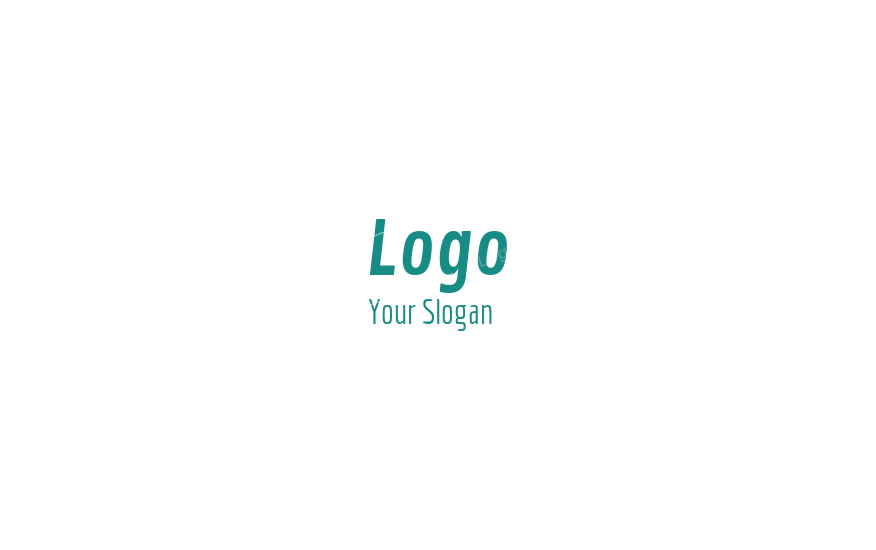 Italic Logo Example text logo modern font with gradient in italics | Logo Template by ...