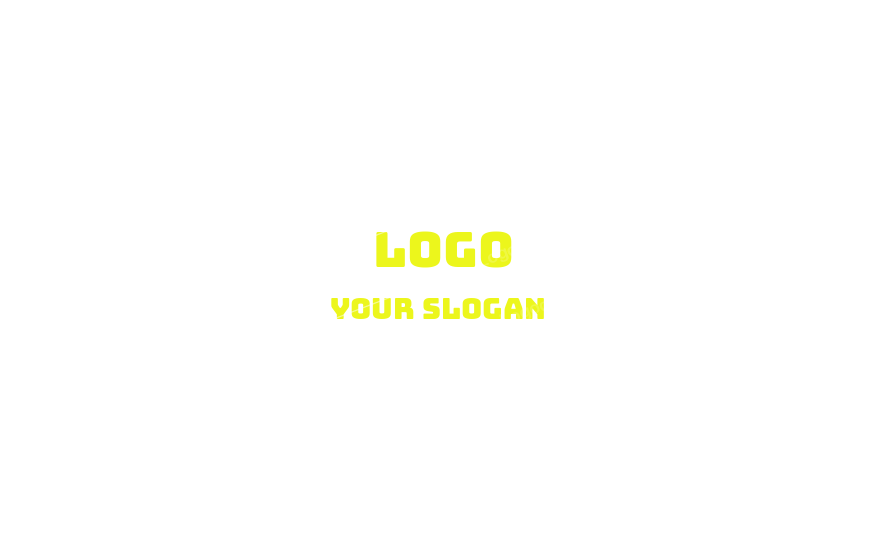 Modern slab text logo
