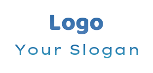 create a text logo modern style