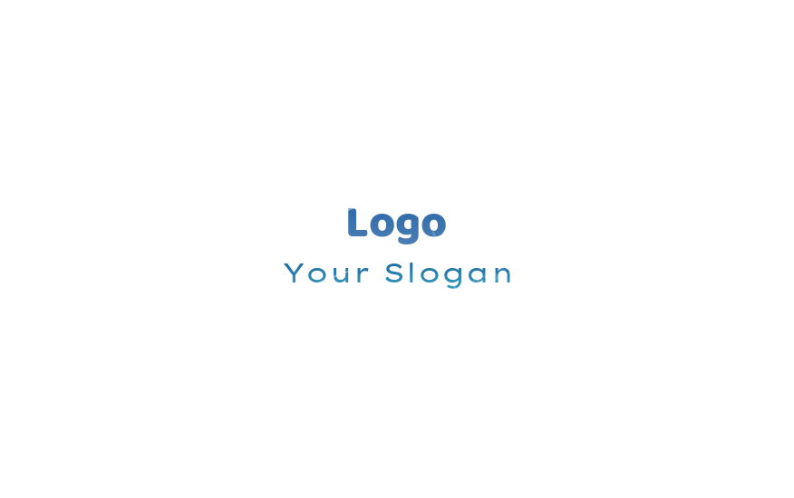 create a text logo modern style