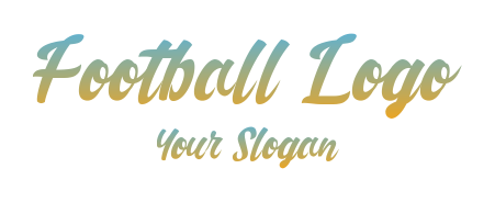 Cursive Script Football Logos Create Your Football Logo in Minutes | LogoDesign.Net