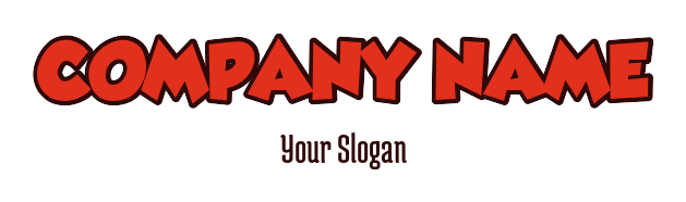 text logo symbol playful in bold font