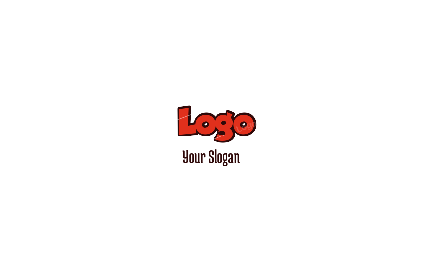 Playful logo in bold font
