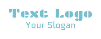 text logo icon powerful techy font