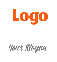 create a text logo professional bold font