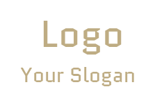 text logo template professional edgy font