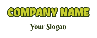 text logo maker simple outline