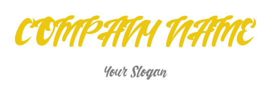 text logo maker simple slab style font