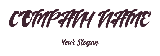 text logo icon sophisticated script style