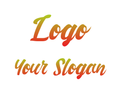 make a text logo stylish script font