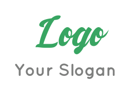 text logo maker stylish script font