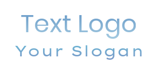 text logo online stylishly elegant font