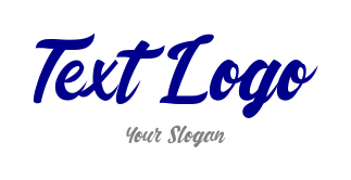 make a text logo of superb font style