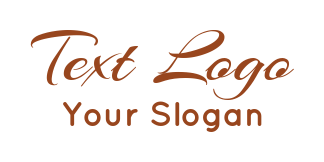 text logo maker tastefully stylish curvy font