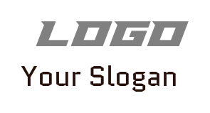 text logo template techy cool font