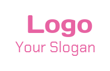 make a text logo techy professional style