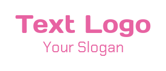 make a text logo techy professional style