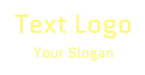 text logo maker techy font