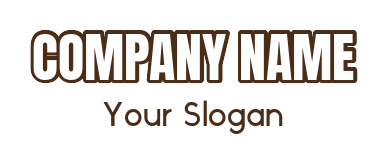 make a text logo in hip font style