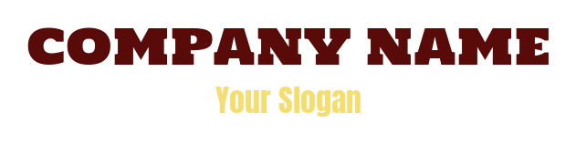 text logo template vintage style font