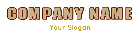 make a text logo vintage style font