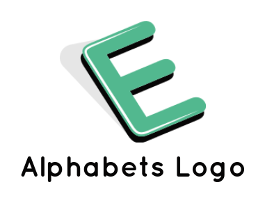 Create a Letter E 3D logo 