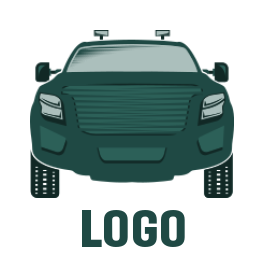 Auto logo template 4x4 truck