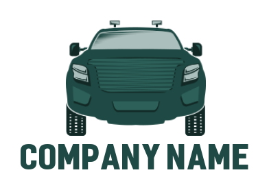 auto logo template 4x4 truck - logodesign.net