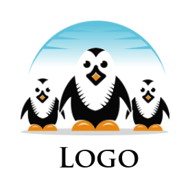 a colony of penguins maker