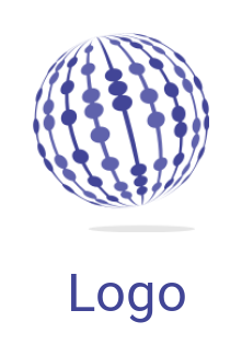 Finance logo online abacus globe