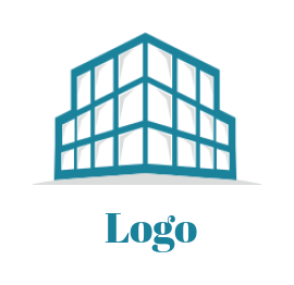 storage logo icon abstract box forming building