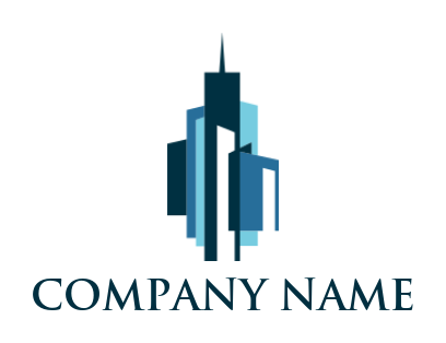 real estate logo image abstract buildings - logodesign.net