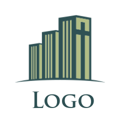 make a religious logo abstract buildings with cross - logodesign.net