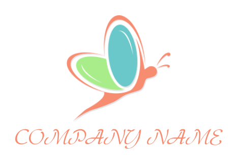 generate a pet logo of an abstract butterfly 