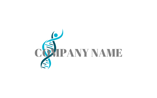 logo maker abstract DNA people