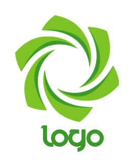 spa logo online abstract flower - logodesign.net