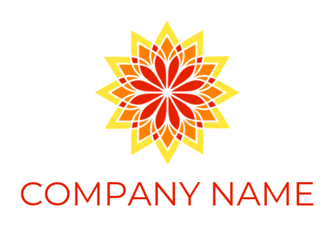 arts logo icon abstract flower mandala - logodesign.net