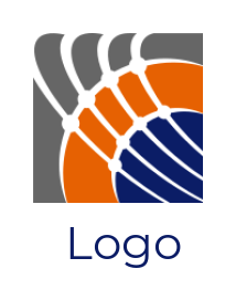 design an IT logo abstract globe with connecting dots and swooshes 