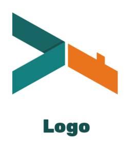 construction logo icon abstract house roof
