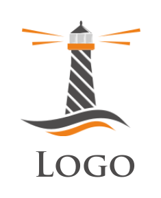 consulting logo online abstract lighthouse