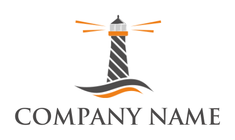 consulting logo online abstract lighthouse