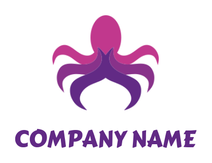 animal logo image abstract octopus