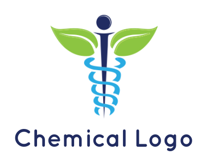 create a medical logo medical sign and leaves