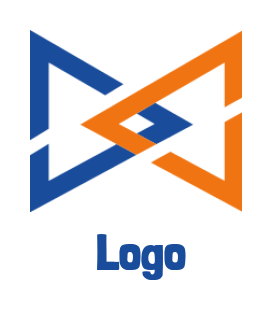 make a media logo abstract play symbols - logodesign.net