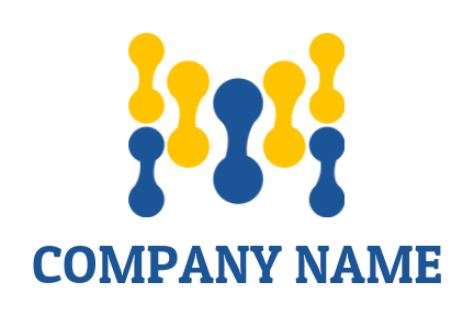 IT logo template abstract tech dots - logodesign.net